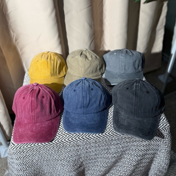 Ponytail Baseball Cap, Mineral Wash Hat - Listing is for 1, Choice of Color - Picture 2 of 13